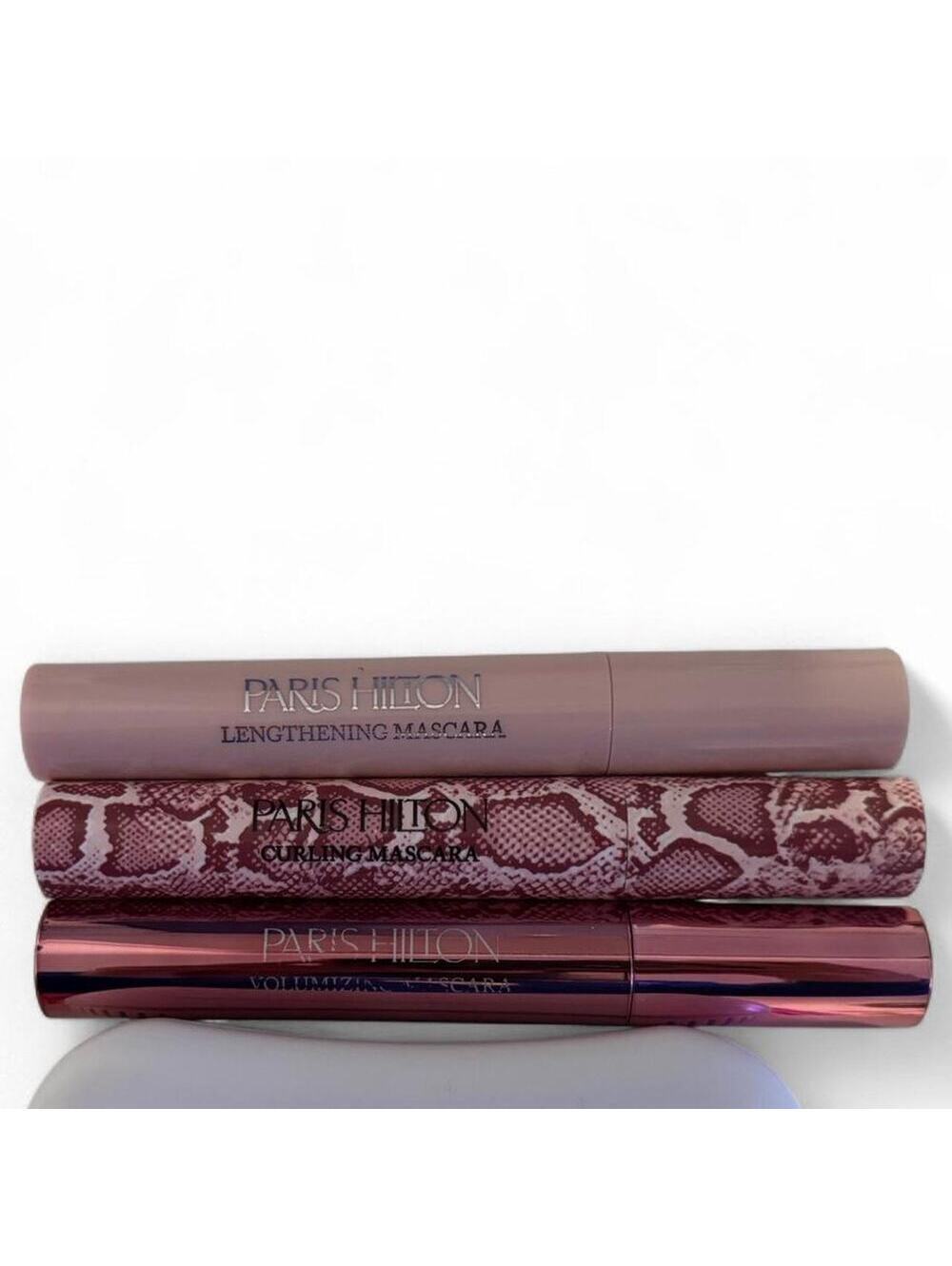Paris Hilton Volumizing, Lengthening, and Curling Black Mascara Set of 3